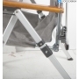 Holiday Travel Joplin Faltstuhl mit Holzarmlehne, grau/braun (289308)