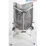 Holiday Travel Joplin Faltstuhl mit Holzarmlehne, grau/braun (289308)