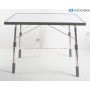 Lafuma Louisiane 73x60cm Campingtisch, Carbon Alu (289316)