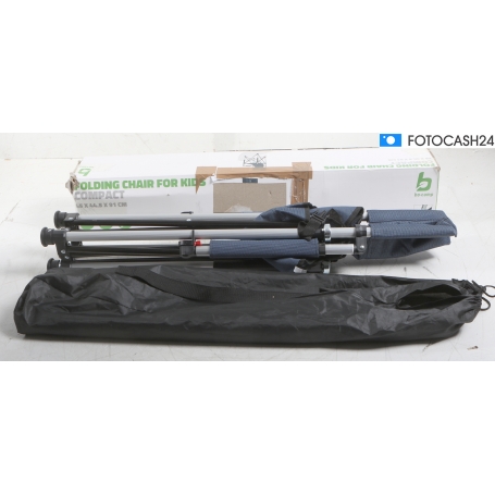 Bo- Camp Compact faltbarer Kinderhochstuhl blau (289319)