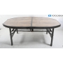 Bo-Camp 1404185 Woodbine Campingtisch Tisch 100x70cm Holzoptik braun (289396)