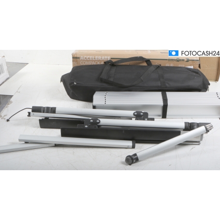Brunner Accelerate 4 Rolltisch, Compack, silber (289413)