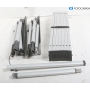 Brunner Accelerate 4 Rolltisch, Compack, silber (289413)