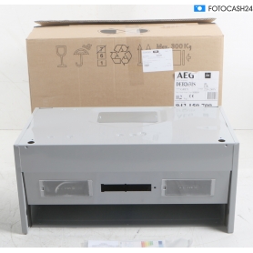 AEG DEB2631S EEK: D Einbau-Dunstabzugshaube, 60 cm breit, Ab-/Umluft, LED-Beleuchtung, grau (289511)