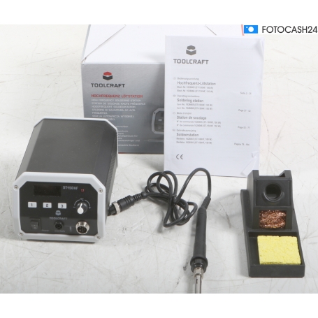 TOOLCRAFT ST-150 HF Hochfrequenz-Lötstation digital 150 Watt 50 bis 480°C mit Lötspitze (289549)