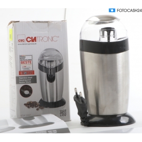 Clatronic KSW 3307 elektrische Kaffeemühle 40g Kaffebohnen 120 Watt Edelstahl-Schlagmesser (289697)