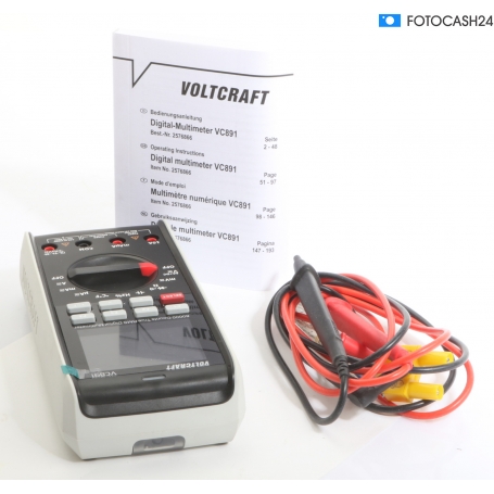 Voltcraft VC891 Hand-Multimeter digital Datenlogger CAT III 1000V CAT IV 600V (289698)