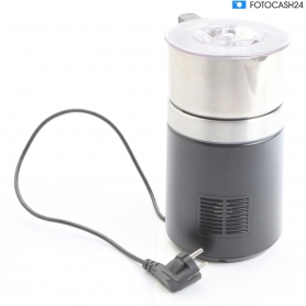 Severin SM 3586 Milchaufschäumer Milchschäumer 0,7 Liter 500 Watt Edelstahl gebürstet schwarz (289714)