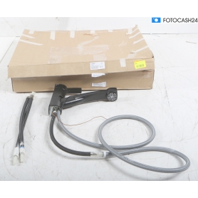 Comet Capri Einhebelmischer mit Dusche Picchina Ø 33mm Nylonflexschläuche Mikroschalter mattschwarz (289895)