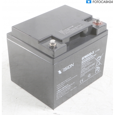 VISION BLEI-AKKU ZYKLENFEST 12 V/ 50 AH (289902)