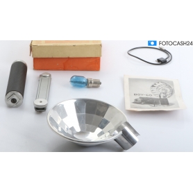 Boy-Co Blitzleuchte mit Kabel, Sucherfuß und Reflektor (287202)