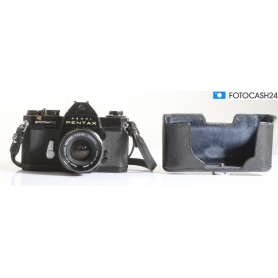 Asahi Pentax SP Spotmatic Schwarz mit SMC Takumar 1,8/55 Objektiv (290102)