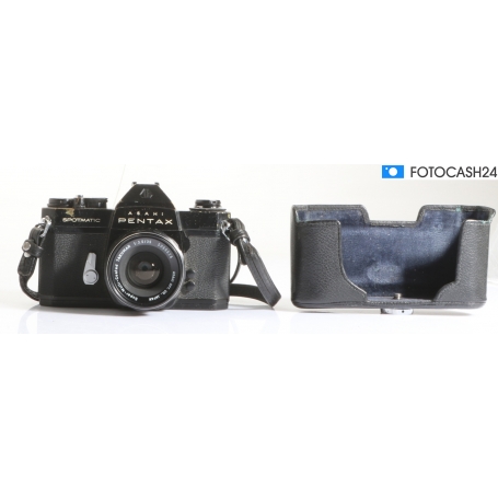 Asahi Pentax SP Spotmatic Schwarz mit SMC Takumar 1,8/55 Objektiv (290102)