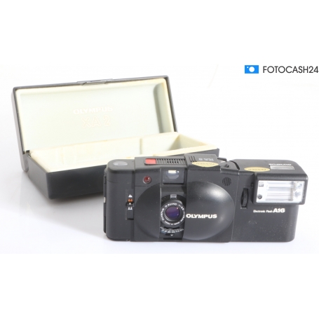 Olympus XA 2 + Electronic Flash A16 (290205)