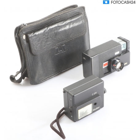 Rollei A 26 Pocket Kamera mit Blitz C26 (290273)