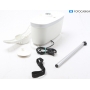 CleanMaxx 00384 Dampfglätter Hemden-Bügler Blusen Heißluftfunktion 1800W weiß (287002)