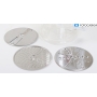 Bosch MUZ6MM3 Schnitzelwerk Scheibenmesser Schlagmesser Küchenmaschinen-Zubehör weiß transparent (289301)