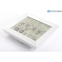 Technoline WD2000 Satelliten Wetterstation mit Außensensor Luftdruck Wettervorhersage silber (289682)