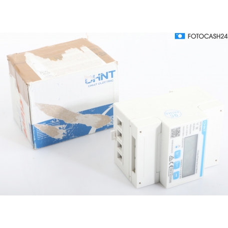 Chint DTSU666 Drehstromzähler Energiezähler 3×230/400V RS485 4PMID digital MID-konform weiß blau (289707)