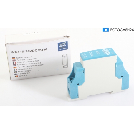 Eltako 20000073 Hutschienen-Netzteil DIN-Rail 1A 24W 24V Schraubenanschluss blau (289708)