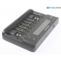 Voltcraft VC-10882815 CC-8 Rundzellen-Ladegerät Batterie-Lader LiIon LiFePO NiMH NiCd Akkuerkennung schwarz (289722)