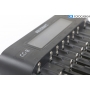 Voltcraft VC-10882815 CC-8 Rundzellen-Ladegerät Batterie-Lader LiIon LiFePO NiMH NiCd Akkuerkennung schwarz (289722)