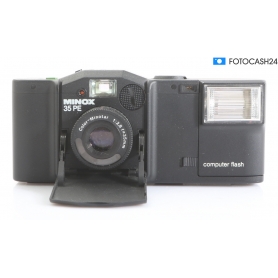 Minox 5 PE Sucherkamera mit Color-Minotar 1:2.8/35mm & computer flash Blitz (290344)