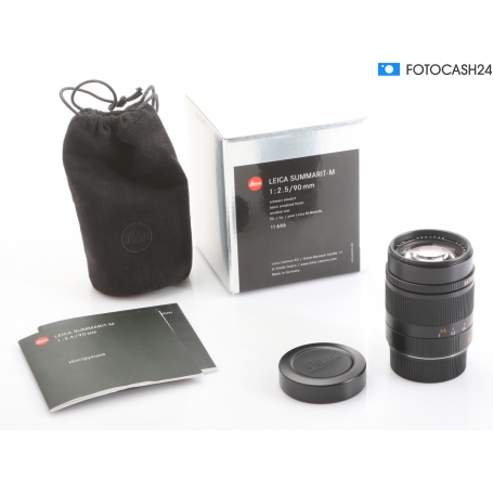 Leica Summarit-M 2,5/90 Schwarz (290453)