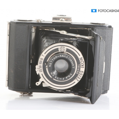 Zeiss-Ikon Kamera mit Nettar-Anastigmat 6,3/7,5cm (290550)