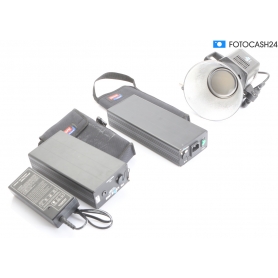Aurora Luma 1000 LED Lampe Blitzleuchte + Batterie Pack + Netz Teil (290615)