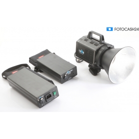 Aurora Luma 1000 LED Lampe Blitzleuchte + Batterie Pack + Netz Teil (290619)