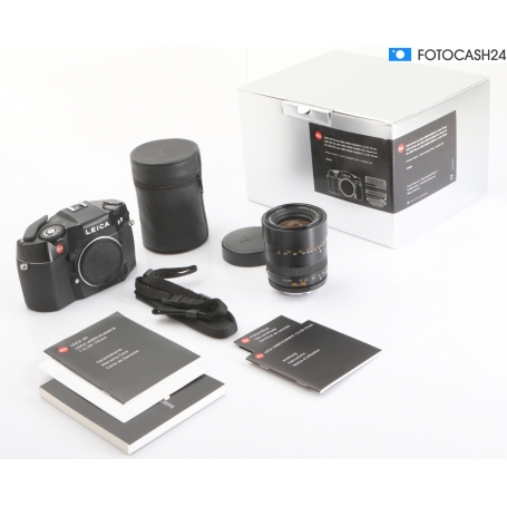 Leica R9 Black Set mit Vario-Elmar-R 4,0/35-70 ROM 10096 (290717)