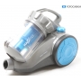 Maxxmee Motor-Block 07001 Zyklon-Staubsauger Bodenstaubsauger 800 Watt HEPA 11 Fliesen Polster beutellos grau blau (268624)