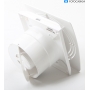 Bosch Fan 1900 DH Badlüfter mit Feuchtigkeitssensor, für 125mm Rohre, weiß (7733703551) (290821)