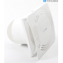 Bosch Fan 1900 DH Badlüfter mit Feuchtigkeitssensor, für 125mm Rohre, weiß (7733703551) (290821)