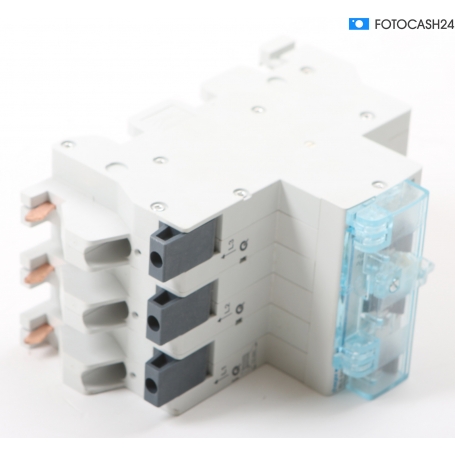 Hager HTS363E SLS-Schalter für Sammelschiene 3-Polig, E-Charakteristik, 63A, QuickConnect (290825)