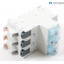 Hager HTS363E SLS-Schalter für Sammelschiene 3-Polig, E-Charakteristik, 63A, QuickConnect (290825)