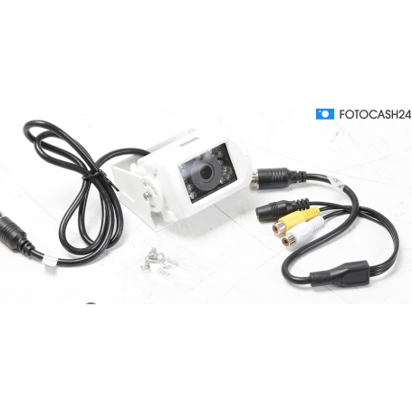 Blaupunkt RVC 2.0 Kabel-Rückfahrkamera Autokamera Einparkhilfe IR-Zusatzlicht 12V weiß (291202)