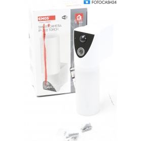 EMOS H4064 GoSmart rotierende Outdoor IP-Kamera, WiFi, Licht, IP-310, TORCH, weiß (3024040640 ) (291280)