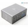 Renkforce RF-DKS-910 Universal Notebook Dockingstation USB-C HDMI grau schwarz (291286)