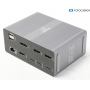 Renkforce RF-DKS-910 Universal Notebook Dockingstation USB-C HDMI grau schwarz (291286)