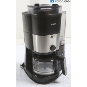 Philips HD7900/01 Kaffeemaschine 10 Tassen Mahlwerk Timerfunktion Warmhaltefunktion schwarz silber (291328)