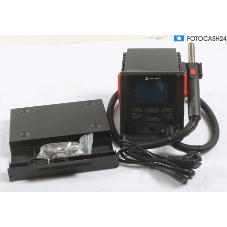 Toolcraft TPS-800 Heißluftstation Lötstation digital 1000 Watt 100-480°C (291340)