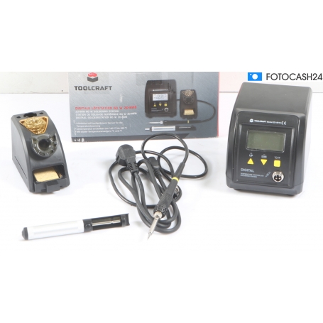 TOOLCRAFT Lötstation digital 60 W ZD-8916 160 bis 480 °C inkl. Ablage, inkl. Entlötsaugpumpe (289655)
