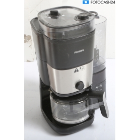 Philips HD7900/01 Kaffeemaschine 10 Tassen Mahlwerk Timerfunktion Warmhaltefunktion schwarz silber (289852)