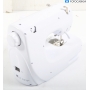 Tristar SM-6000 Nähmaschine Freiarmnähmaschine automatische Einfädelfunktion Geschwindigkeitsregler weiß (289861)