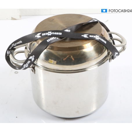 Brunner Academy High Kochset Kochtopfset Camping-Topfset Pfanne 8tlg. Edelstahl (290002)