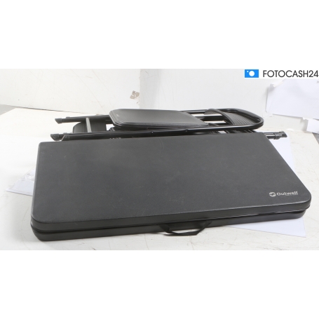 Outwell Corda Picknicktisch-Set (4 Stühle, 1 Tisch), schwarz (290025)