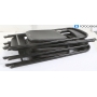 Outwell Corda Picknicktisch-Set (4 Stühle, 1 Tisch), schwarz (290025)