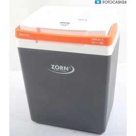 Zorn Z32 LNE USB thermoelektrische Kühlbox 30 Liter 12/230V/USB-A/C grau weiß (290043)